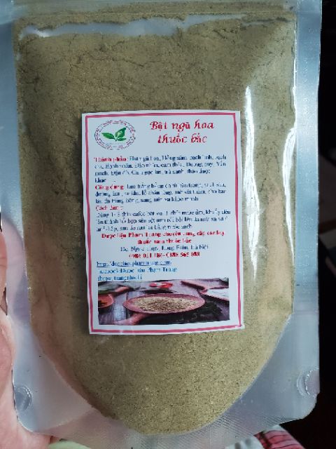 Bột thuốc bắc + ngũ hoa dễ đắp, da đẹp hơn.. handmade 1kg