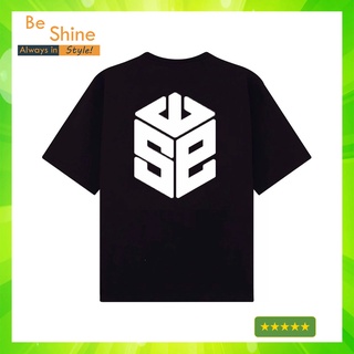 Áo thun SWE Unisex Form Rộng Logo hai màu trắng đen  - Áo Phông Cotton vải đẹp tay ngắn - Tay lỡ FreeSize