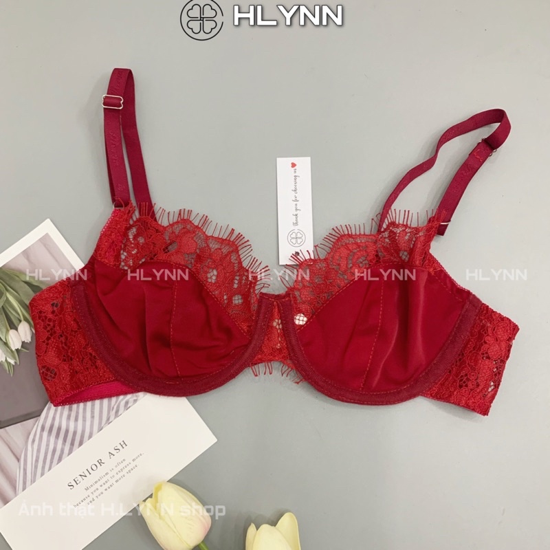 Áo lót ren bralette có gọng không mút m140