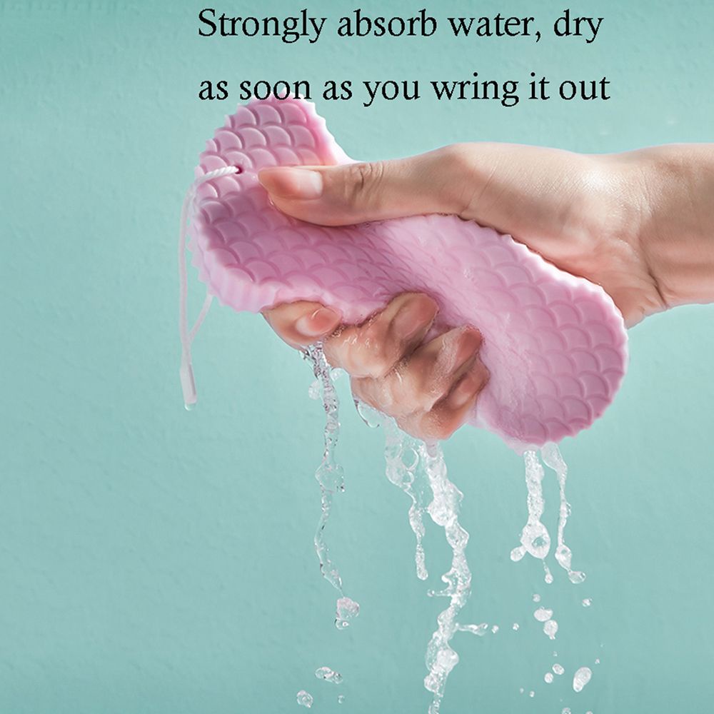 [Hàng mới về] Bàn chải mút xốp mềm chà cơ thể tẩy tế bào chết nhiều màu tùy chọn