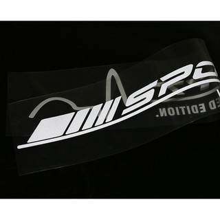 Bộ 2 tem dán cửa xe ô tô Sport