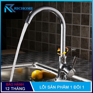 Bộ vòi rửa chén nóng lạnh cắm chậu