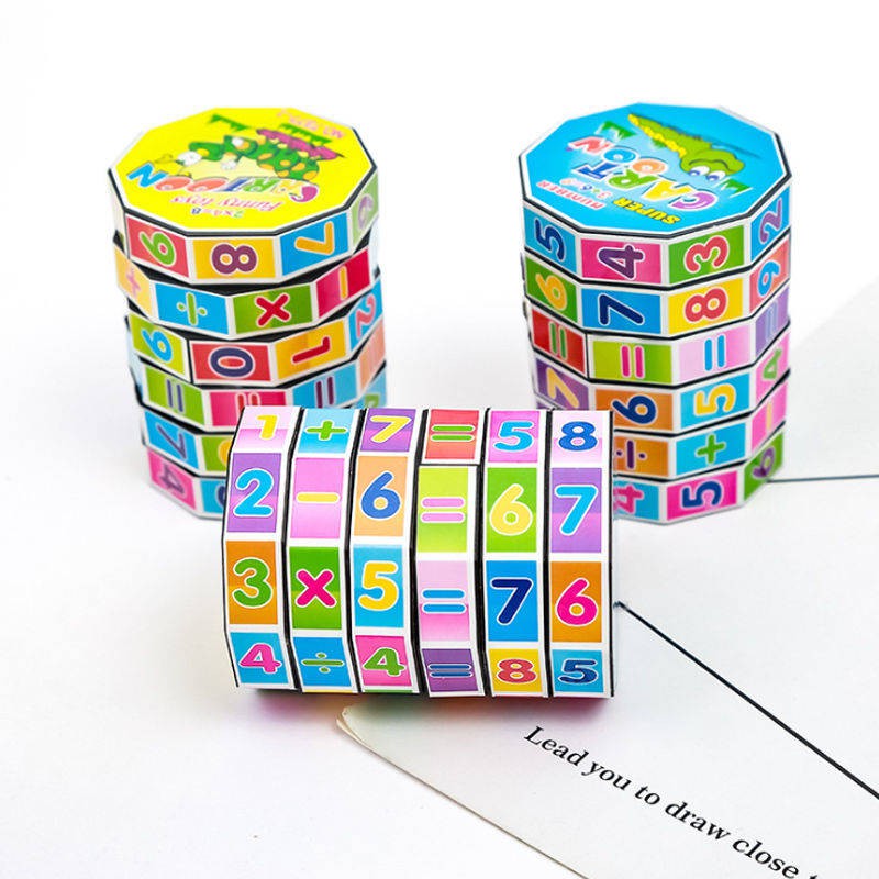 màu  Khối lập phương rubik đồ dùng dạy học số câu đố trẻ emlật