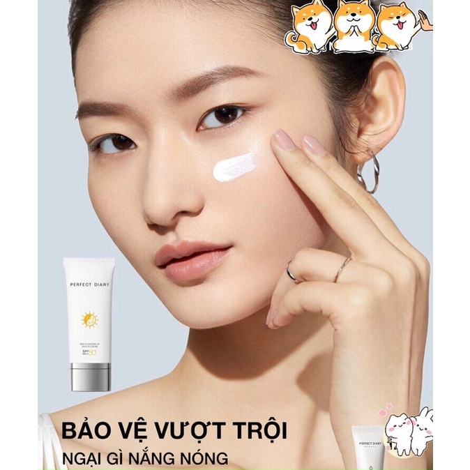 Kem chống nắng dưỡng da PERFECT DIARY SPF50+ bảo vệ khỏi tia UV PA+++