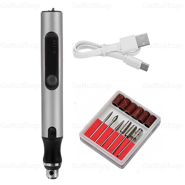 MÁY MÀI KHẮC MINI THÔNG MINH ĐA NĂNG E108 DẠNG BÚT DÙNG PIN SẠC