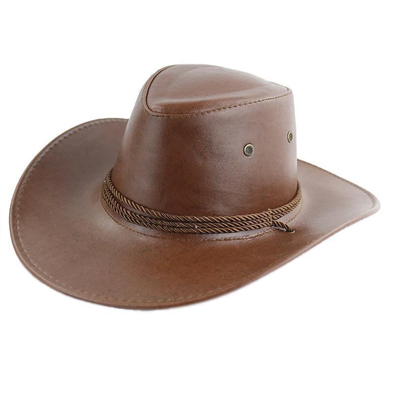 Mũ Cao Bồi Bằng Da Chống Nắng Cỡ Lớn Phong Cách Tây Ban Nha Thời Trang Xuân Thu Cho Nam Và Nữ