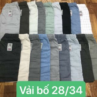 Quần sọc kaki lửng lưng thun  nam