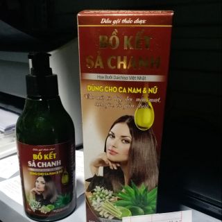 Dầu gội bồ kết sả chanh 300ml ( cam kết chuẩn)