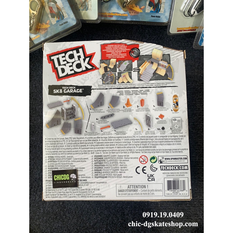 Địa hình cho ván trượt tay chính hãng TECHDECK (hàng có sẵn) MẪU MỚI 2021