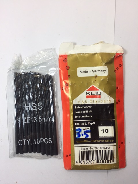Mũi khoan sắt hss