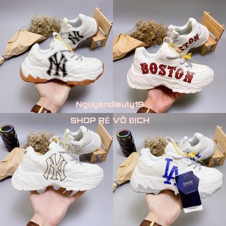 Giày 𝐌𝐋𝐁 NY vàng, Boston đỏ, LA Chữ in ⚡️𝕋ổ𝕟𝕘 𝕂𝕙𝕠⚡️ Giày thể thao 𝐌𝐋𝐁  đủ size nam nữ hàng chuẩn FullBox