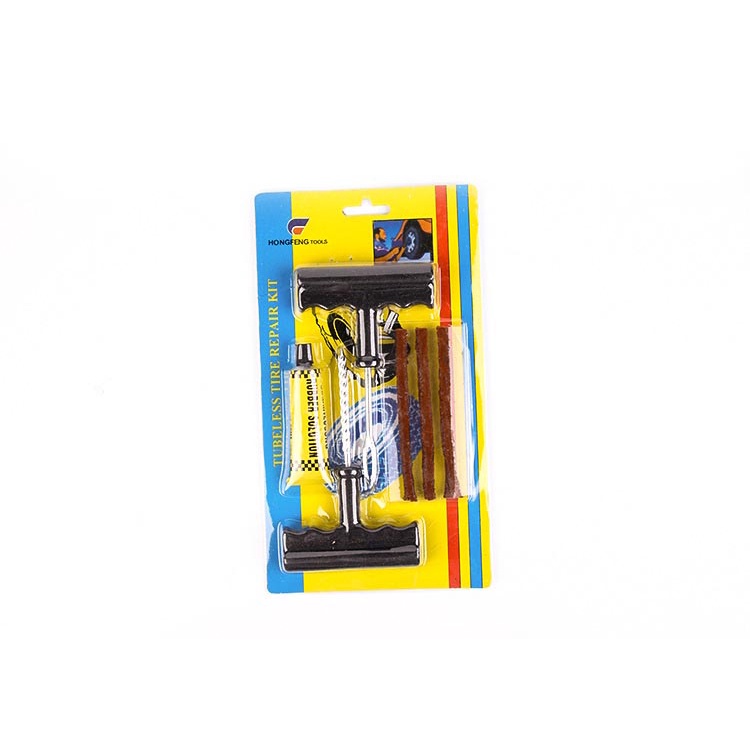 Bộ vá lụi (vá ngoài) dùng cho lốp (vỏ) xe hơi và xe máy không xăm