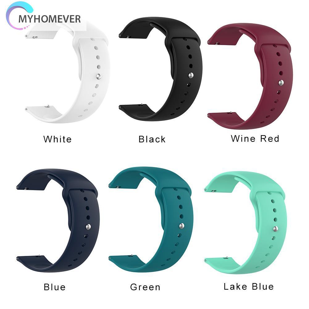 myhomever 18mm Silicone Wrist Strap Watchband Replacement for Huawei Honor B5/S1/FIT