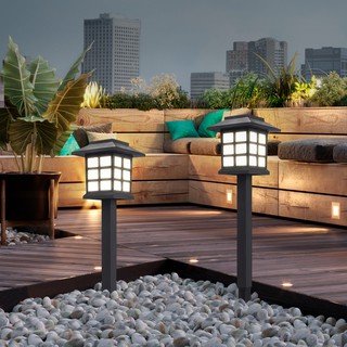 Đèn sân vườn năng lượng mặt trời đèn trang trí sân vườn cầu thang full màu