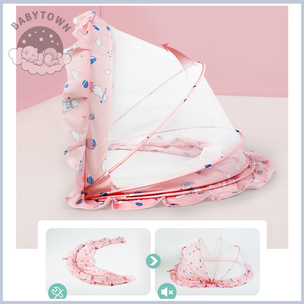 Mùng/màn chụp Linsoo/Kiluta gấp gọn cao cấp cho bé
