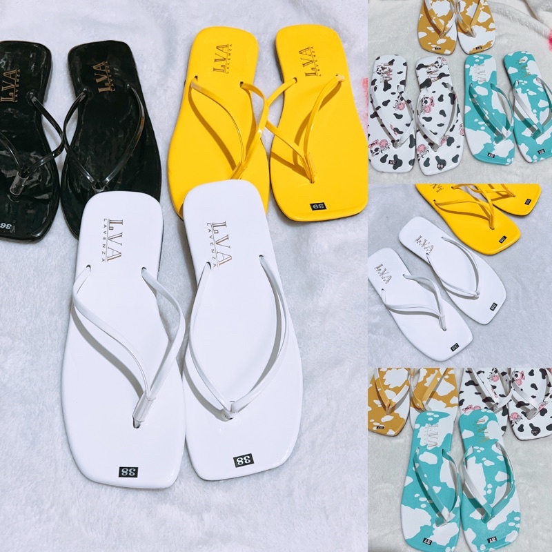 ZZ99: Dép kẹp nữ dây đơn- kẹp mũi vuông giao mẫu ngẫu nhiên