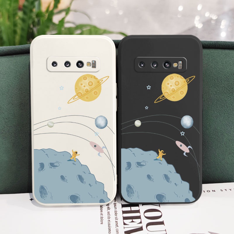 Ốp Điện Thoại Mềm Họa Tiết Hành Tinh Cho Samsung Galaxy S10 S10E Plus S9 Plus