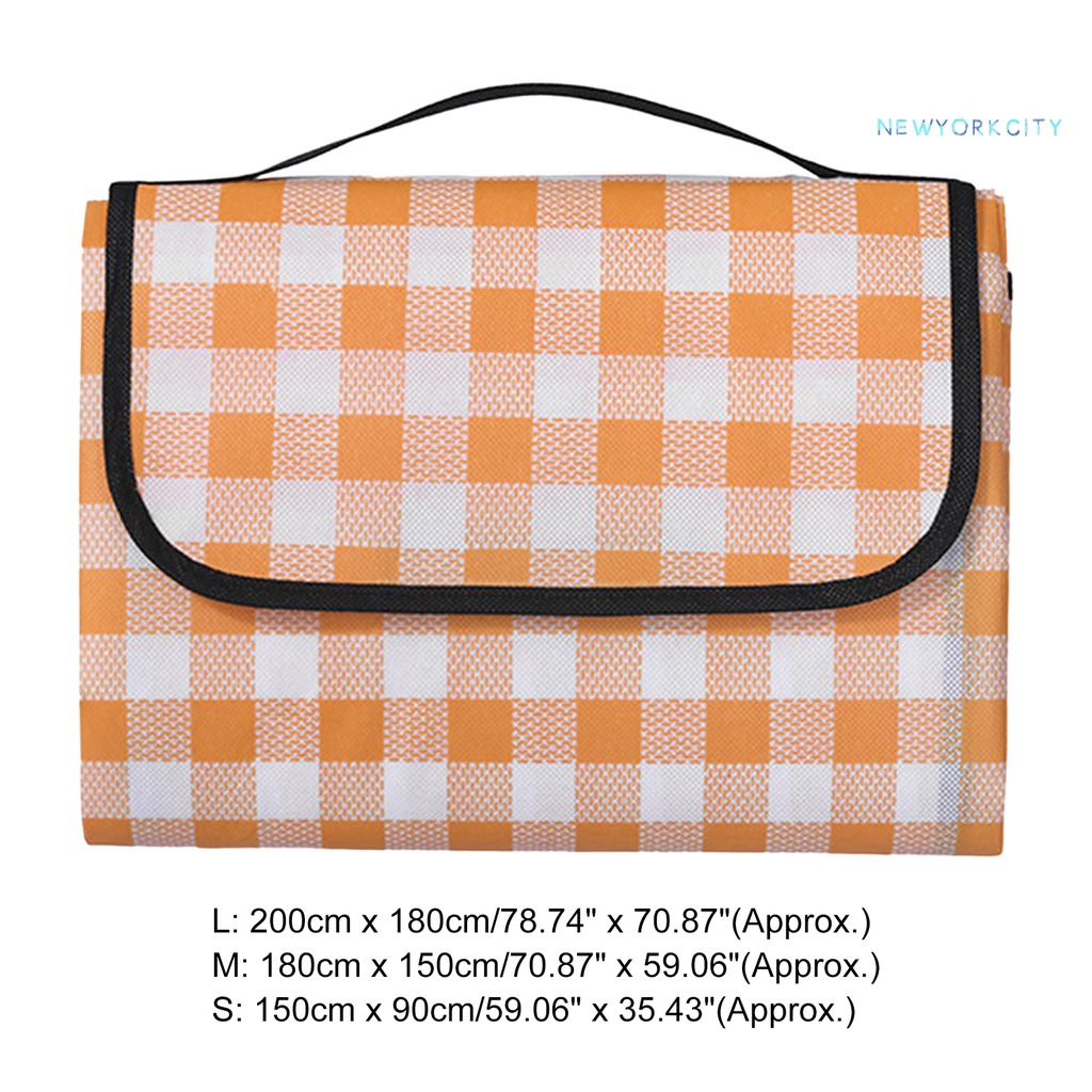 Thảm Cắm Trại Bằng Vải Không Dệt Dày Dặn Chống Nước Có Thể Gấp Gọn Tiện Dụng