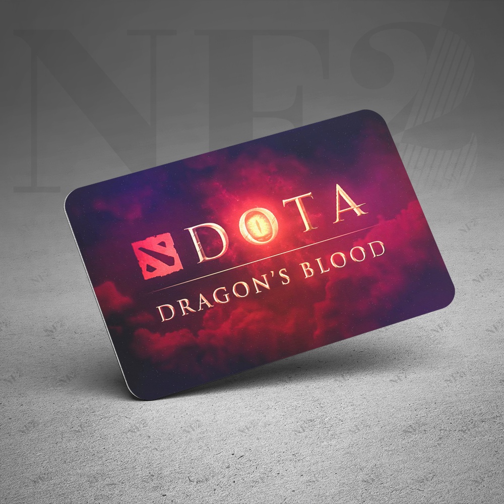 DRAGON'S BLOOD DOTA 2 - Decal Sticker Thẻ ATM (Thẻ Chung Cư, Thẻ Xe, Credit, Debit Cards) Miếng Dán Trang Trí NF2 Cards