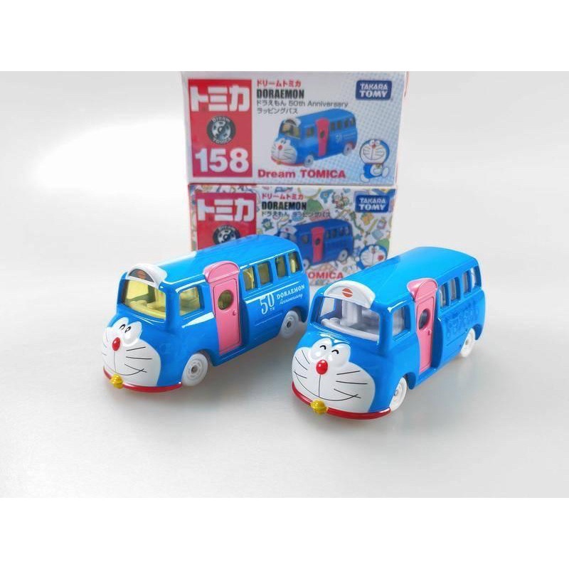 Mô hình Doraemon xe buýt Tomica Takara Tomy