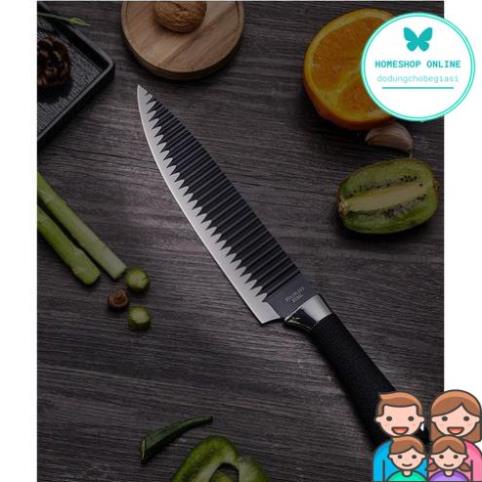 Dao Thái Nhật Lưỡi Gợn Sóng Đầu Nhọn Bằng Thép Không Gỉ HOME SHOP ONLINE sale
