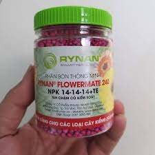 FLOWERMATE 240 (NPK 14-14-14+TE): Chuyên dùng cho các loại cây kiểng có hoa , hủ 150 gram