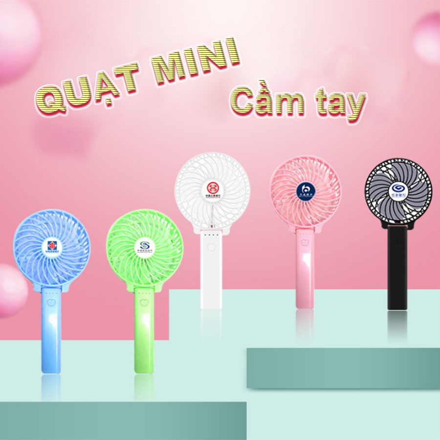 Quạt Mini Cầm Tay 3 Tốc Độ, Gấp Gọn Được (handy mini fan) - màu ngẫu nhiên