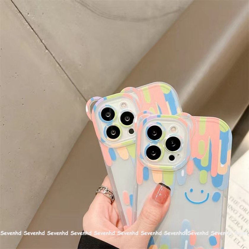 Ốp Điện Thoại Mềm Họa Tiết Tai Gấu Hoạt Hình Nhiều Màu Sắc Cho iPhone 13 12 11 Pro Max Xs Max Xr X 7 8 6 6s Plus