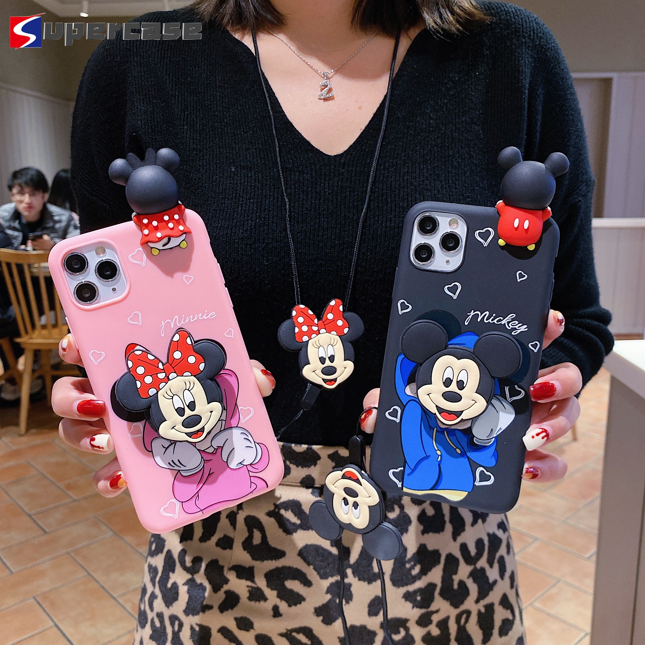 DISNEY Ốp Lưng Mềm In Hình Chuột Mickey / Minnie 3d Cho Xiaomi Redmi Note 9s 9 8 7 6 5 Pro Max 7s K30 K20 Pro 4 4x 8a 8 7a 7 Y3 6a 6 5a 5