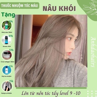 Thuốc Nhuộm Tóc Màu Nâu Khói - Anhdaohairs