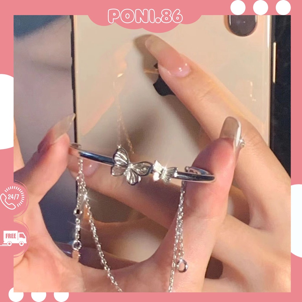 Lắc tay Titan không gỉ sét 2 lớp sang chảnh