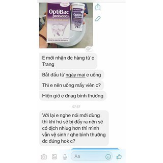 Men phụ khoa Optibac