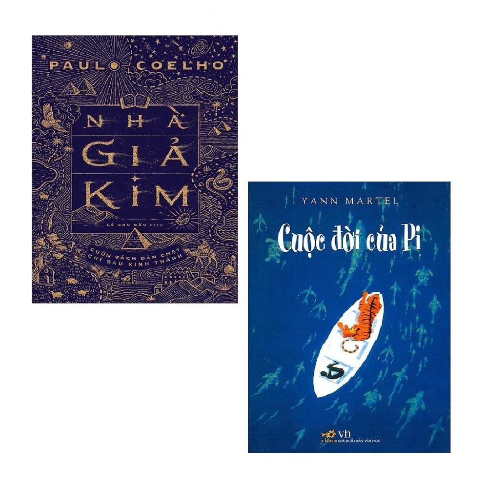 Sách - Combo Nhà Giả Kim + Cuộc Đời Của Pi ( 2 cuốn )