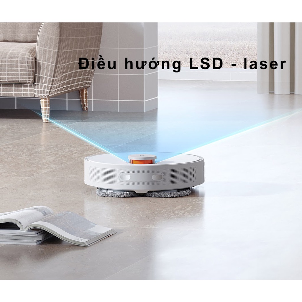 Robot hút bụi lau nhà tự giặt khăn lau Mijia Pro STYTJ06ZHM