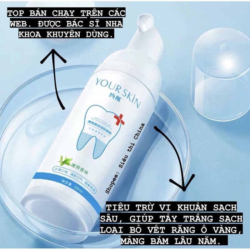 Kem đánh răng tạo bọt vệ sinh miệng Yourskin