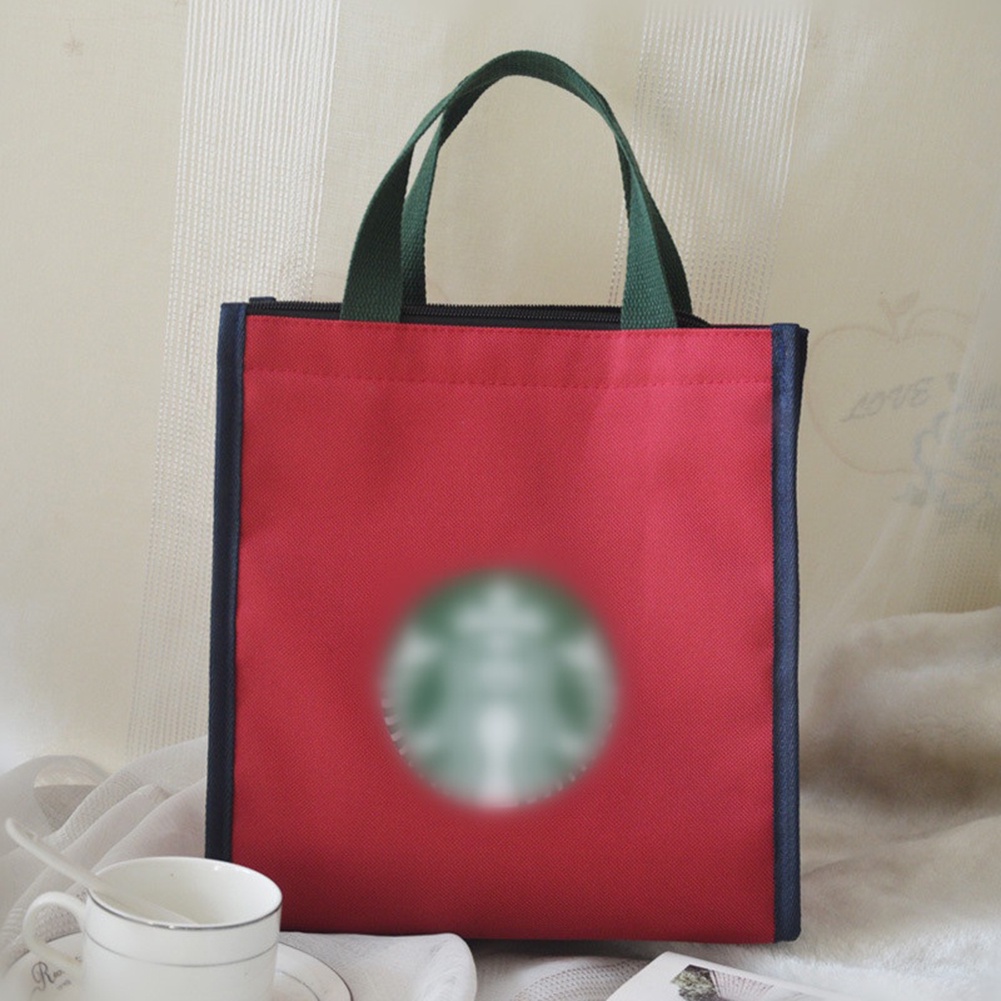 【DREAMLIFE】Lunch Bag Waterproof Canvas Case Container Cooler Food Insulated Picnic