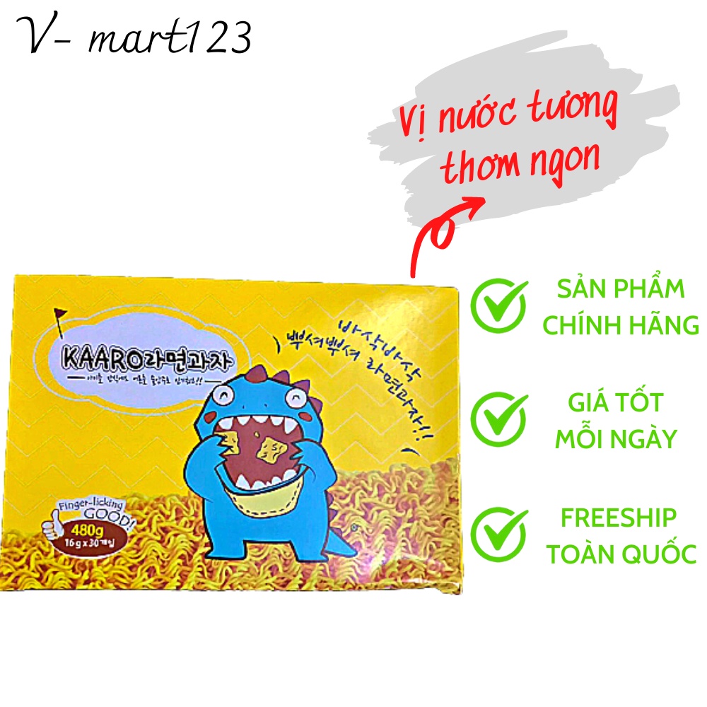 Mỳ Ăn Liền Trẻ Em Hộp Kaaro  30 Gói Vị Truyền Thống ( 1 hộp)