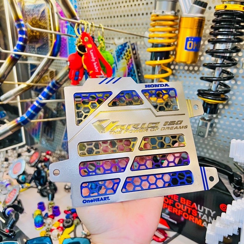 Che Két Nước Titanium Cực Dày 1.5mm cực đẹp gắn vario màu khò ✌🇻🇳