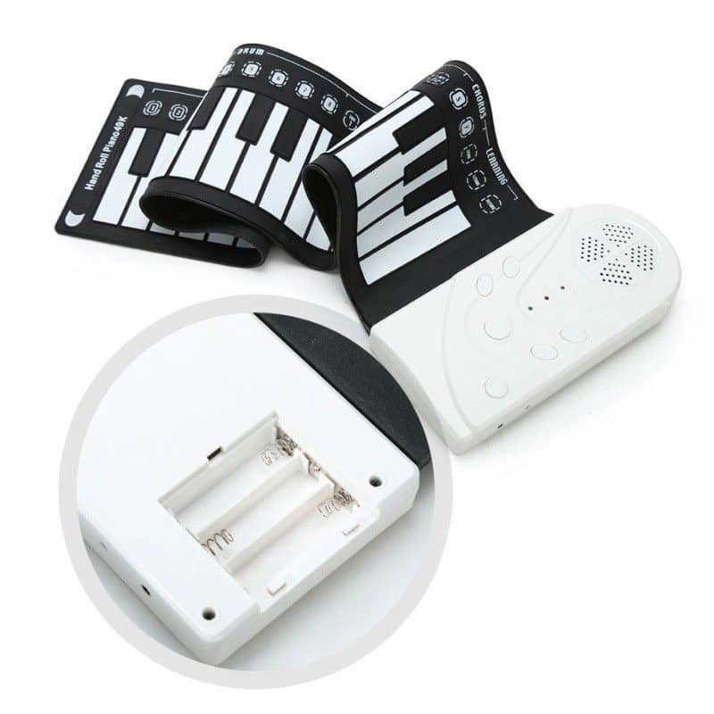 Đàn Piano Điện Tử Trẻ Em Cuộn Dẻo 49 Keys Cho Trẻ Em Học Chơi Đàn Phím Gõ Siêu Nhạy Âm Thanh Sống Động