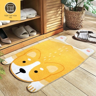 Thảm chùi chân hình cún dễ thương