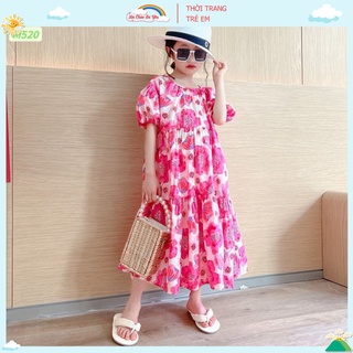 Đầm hoa hồng hot hit M520 Sofia Candy