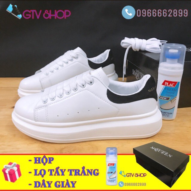 🎯Giày Thể Thao Nam🎯 Giày thể thao nam nữ, chất liệu CAO CẤP, đế độn 5cm, size 36 đến 43 [Tặng hộp + Lọ tẩy trắng ]