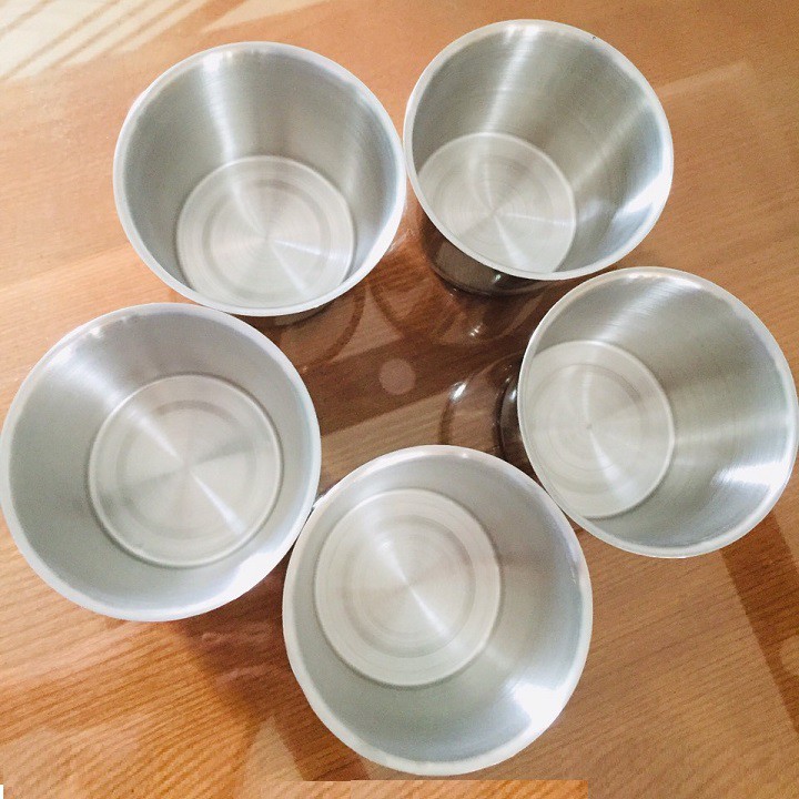 Bộ 10 ly làm đá inox Rainy từ 7cm đến 10cm