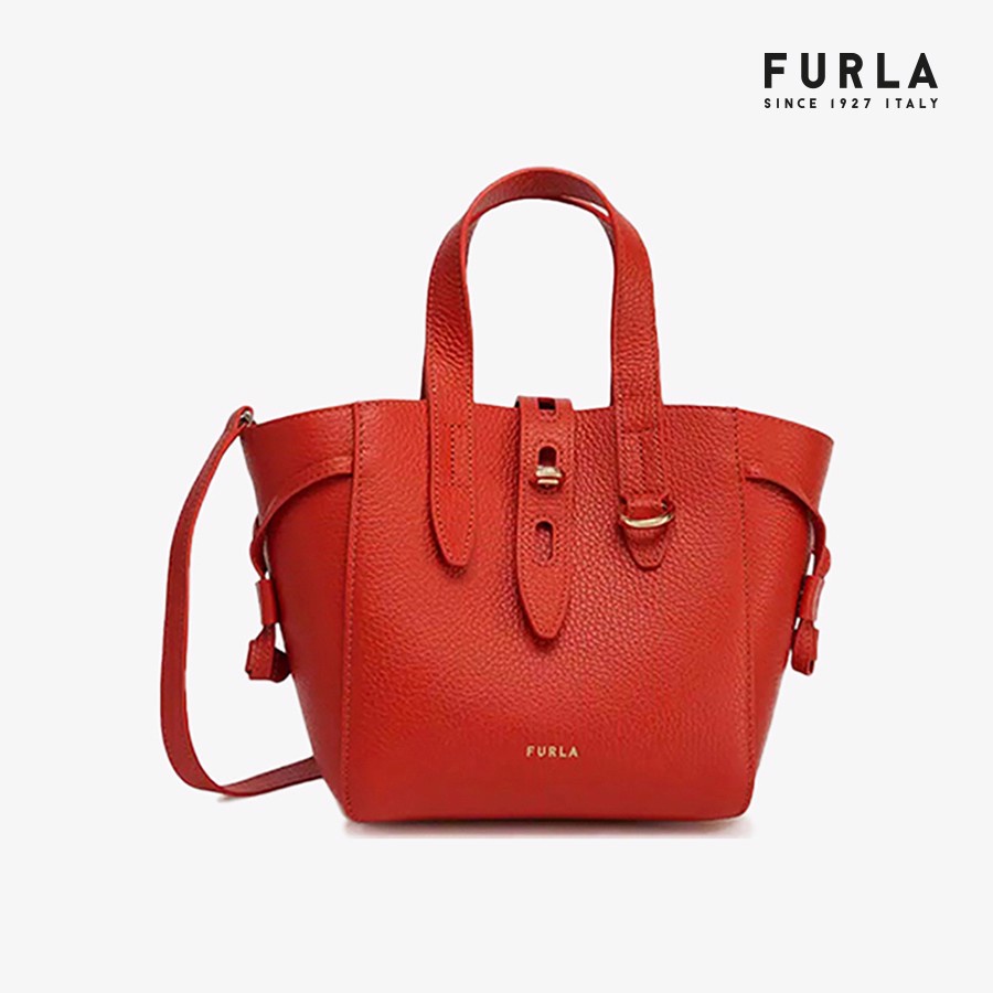 [Mã FAPREBAU3 giảm 300k đơn 2 triệu] Túi Nữ FURLA Net Mini Tote Vitello St Eracle