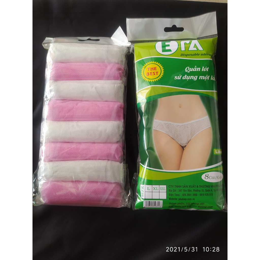 Quần lót giấy ERA Nhãn Xanh 8 cái/bao | BigBuy360 - bigbuy360.vn
