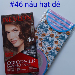 Thuốc nhuộm Revlon Color Silk Beautiful 3D Color số 46 nâu hạt dẻ