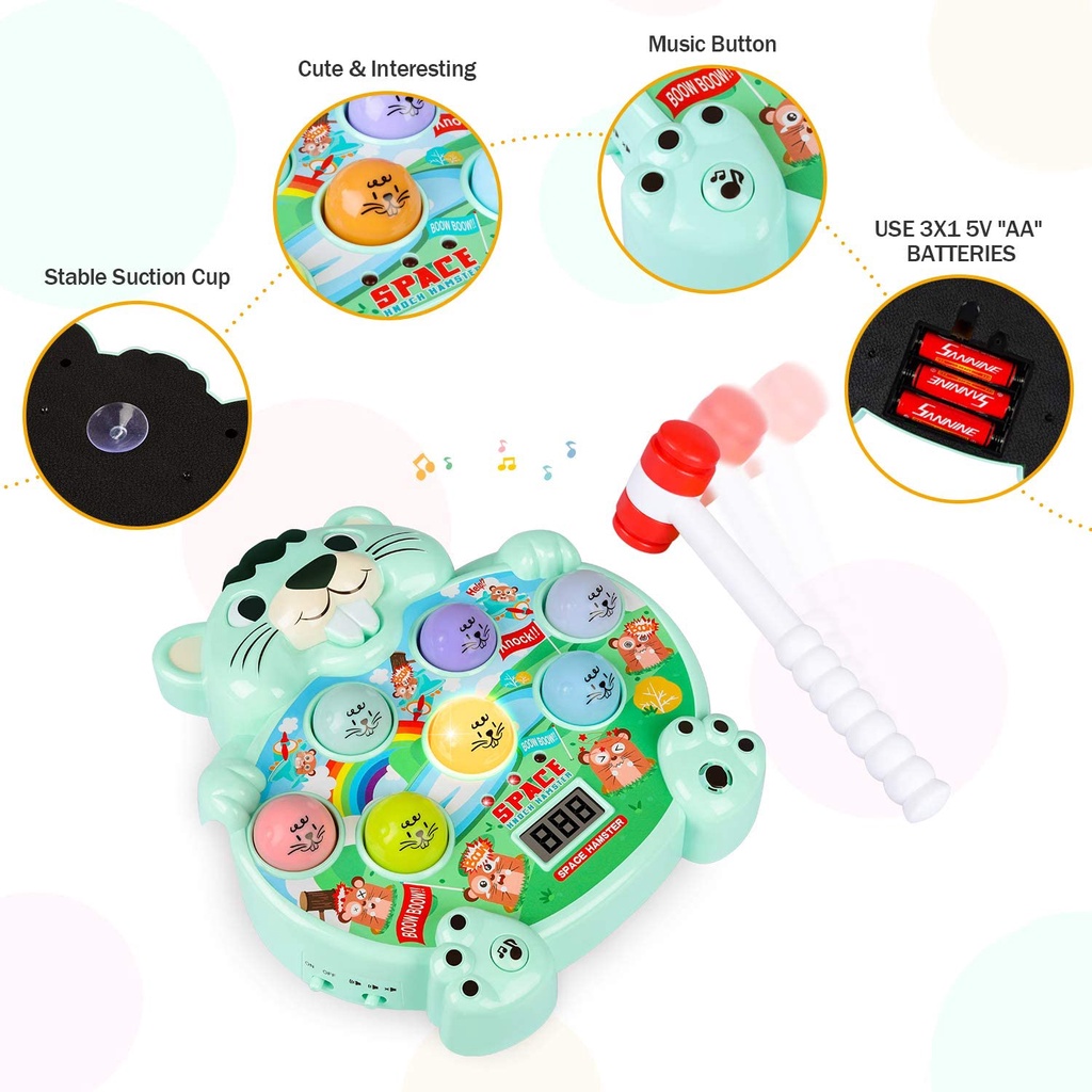 Bộ Đồ Chơi Búa Gõ Phát Triển Trí Tuệ Cho Bé