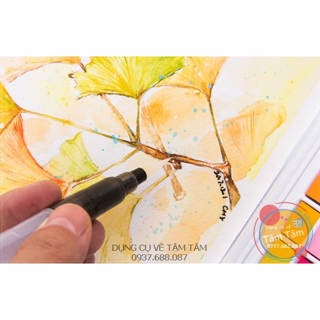 [ TÂM TÂM ] - Màu nước DANG VIÊN NÉN SUPERIOR - HỘP 18 MÀU