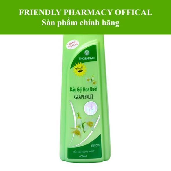 Dầu gội hoa bưởi 400ml - Thorakao – Giúp tóc dày óng ả