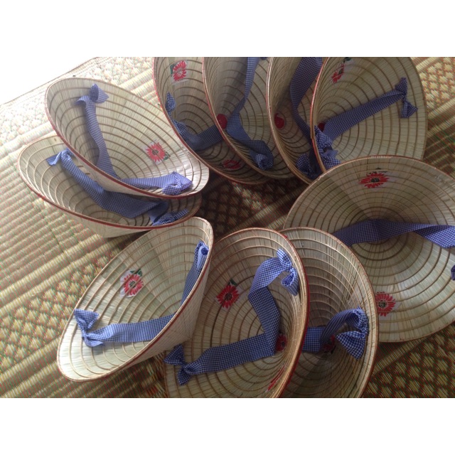 Combo 16. Nón lá cho bé mầm non giá rẻ